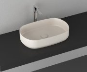 Isvea Infinity Oval Keramické Umyvadlo Na Desku, 55x36cm, Ivory