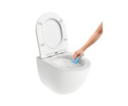 WC Chrome AquaSpin set, včetně sedátka SoftClose - WC Chrome AquaSpin set, závěsný, bílá X03121