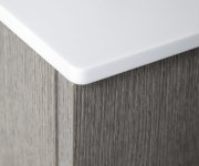 Sapho Latus X Deska Rockstone 80x23,5cm, Bílá Mat