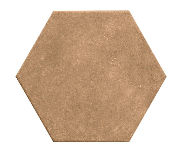 Retro dlažba Marca Corona Terracreta Chamotte Esagono 21,6x25 - hnědá