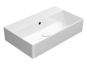 Gsi Kube X Keramické Umyvadlo 60x37cm, Broušená Spodní Hrana, Bez Otvoru, Bílá Extraglaze