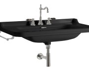 Kerasan Waldorf Keramické Umyvadlo 100x55cm, černá Mat