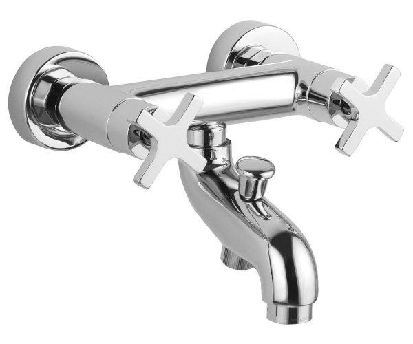 Sapho Trax Nástěnná Vanová Baterie, Chrom