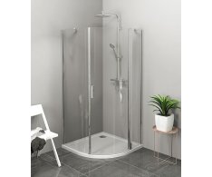 Polysan Zoom čtvrtkruhová Sprchová Zástěna 900x900mm, čiré Sklo, Pravá