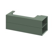 SD Lite 120 L/P skříňka pod umyvadlo - SD Lite 120 P skříňka pod umyvadlo Grey Green X000001894