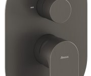 Podomítková baterie Eleganta EL 065.00, s přepínačem, pro R-box - EL 065.20GB.O2.RB07E Podomítková baterie 2-cestná bez tělesa, grafit kartáčovaný X070338