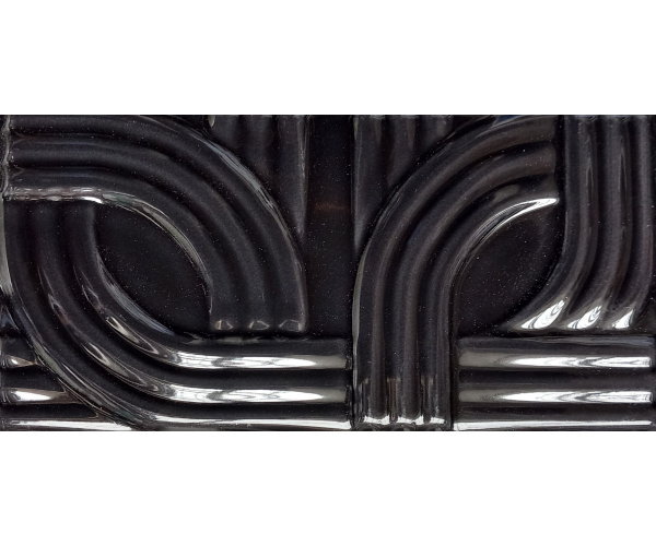 Retro listela Equipe Evolution Metropolis Negro 7,5x15 - antracitová (skladem)