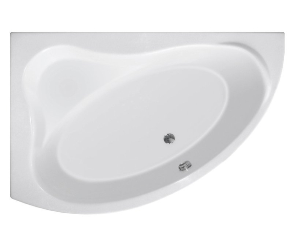 Aqualine Orava Vana 150x90x38cm, Levá, Bílá