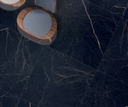 Dlažba jako mramor Flaviker Supreme Evo Classic Marquinia 120x120 Lux Rett. - černá