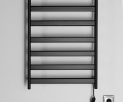 Sapho Elias Elektrický Sušák Ručníků 490x730x110 Mm, 105 W, černá Mat
