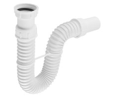 Bruckner Flexy Dřezový Sifon Flexibilní 6/4", Dn40, Bílá