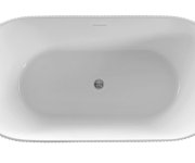 Aqualine Turia Strip Volně Stojící Vana 170x80cm, Bílá