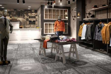 Patchworková dlažba Aparici Kilim Black Natural - mix dekorů