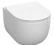 Kerasan Flo Závěsná Wc Mísa, Rimless, 37x54cm, Bílá