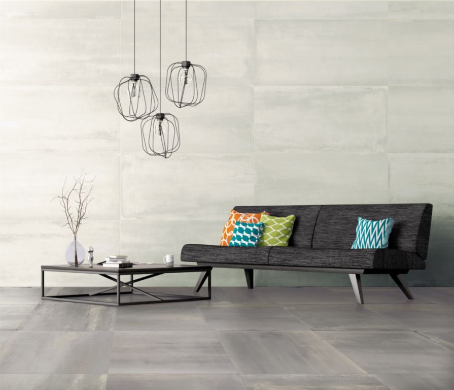Realizace Dlažba v imitaci kovu La Fenice Ironwood Grey 60x60cm
