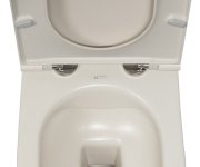 Isvea Infinity Závěsná Wc Mísa, Rimless, 36,5x53cm, Ivory