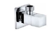 Aqualine Rohový Kulový Ventil 1/2"x3/8", Hranatý, Chrom