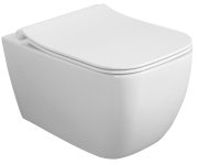 Isvea Vea Závěsná Wc Mísa Rimless, 34,5x52cm, Bílá
