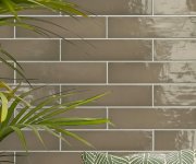 Obklad jako beton Estudio Borriana Clay 7,5x30 - hnědá