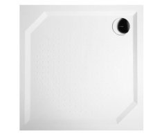 Gelco Aneta90 Sprchová Vanička Z Litého Mramoru, čtverec 90x90cm, Bílá