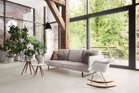 Jemná béžová dlažba Sant Agostino Highstone Light 120x120 v imitaci kamene