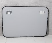 Sapho Arowana Zrcadlo V Rámu 100x70cm, černá Mat