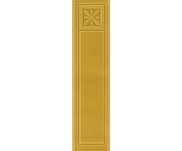 Retro dekor Grazia Epoque Medici Mustard Craquele 20x80 - žlutá