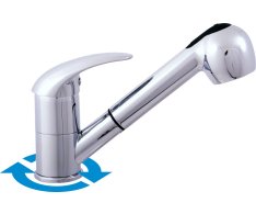 Dřezová baterie DUNAJ Chrom 3/8" D410.0