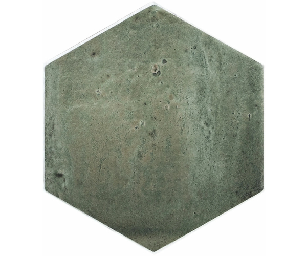 Dlažba jako kámen Ape Sintra Hexa Olive Green 13,9x16 - zelená