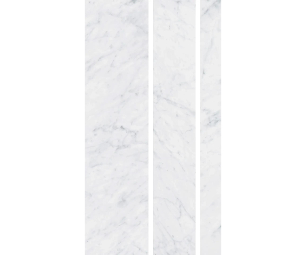 Dlažba jako mramor 41zero42 Italic Carrara MIX 60x120 Rett. - bílá