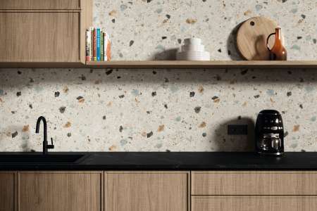 Terrazzo obklady do kuchyně – moderní design s přírodní strukturou