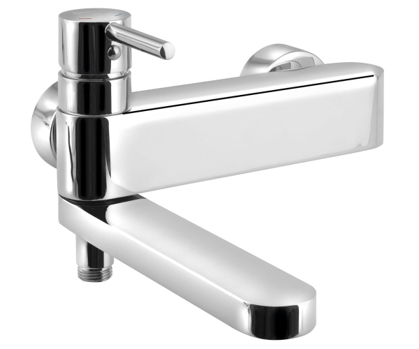 Sapho Rhapsody Nástěnná Vanová Baterie, Otočné Ramínko, Chrom