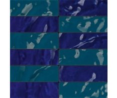 Cir Tadelakt Mosaico Marrakech Mix Blu/Verde 30x30 Matt. Rett.