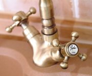 Sapho Antea Stojánková Dřezová Baterie S Retro Hubicí, Bronz