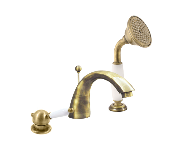 Vanová baterie 3-otvorová LABE Stará mosaz (Bronz) 3/8" L569.0SSM
