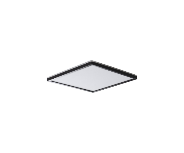 Miledo Azpo Stropní Led Svítidlo, 225x225mm, 12,3w, 3000/4000/6000k, Ip54, černá Mat