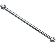 Silfra Trubička Přímá Pro Urinál Včetně Matek, 1/2", Průměr 12x300mm, Chrom
