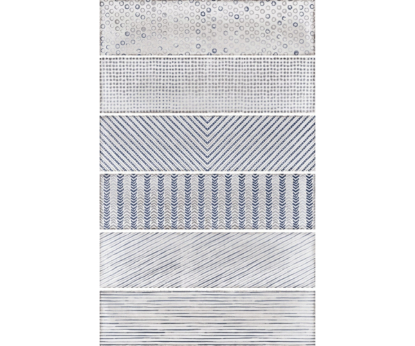 Retro dekor Equipe Splendours Fabric Blue Night 7,5x30 (skladem)