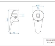 Ovládací Páka K Baterii Perla - Saten PRS+PAKA