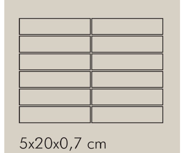 Obklad Vogue System IN Mattone RETE 5x20x0,7 (30x40) - béžová