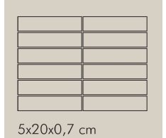 Vogue System IN Mattone RETE 5x20x0,7 (30x40)
