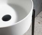 Sapho Thin Umyvadlo Na Desku, Rockstone, ø 38 Cm, Bílá Mat