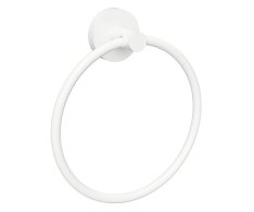 Sapho X-round White Držák Ručníků Kruh, Bílá Mat