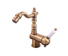 Bidetová baterie  bez výpusti LABE Stará mosaz (Bronz) 3/8" L508.0/9SM