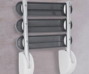Ridder Handicap Sklopné Sedátko Do Sprchového Koutu, 36x25cm, černá