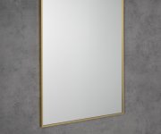 Sapho Notion Slim Zrcadlo V Rámu 60x80cm, Zlato Mat
