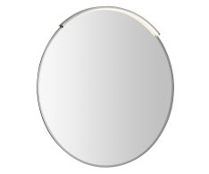 Sapho Bord Kulaté Zrcadlo S Led Svítidlem Moon, Broušená Hrana, ø 80cm, Cu Free