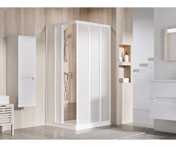 Sprchový kout Supernova ASRV3+ASRV3 - ASRV3 75 198, bílá+pearl