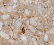 Dlažba jako terrazzo Sant Agostino Venistone Gold 89x89 Kry - oranžová