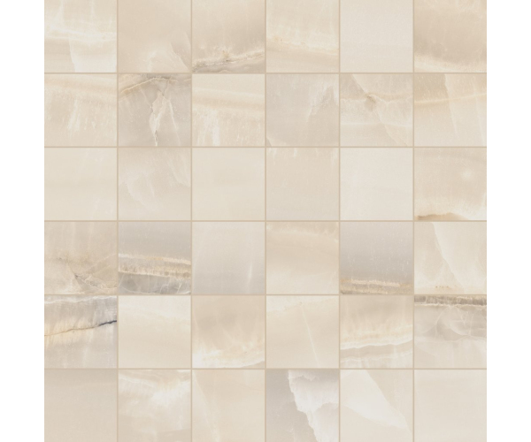 Mozaika jako mramor Sant Agostino Akoya Mosaico Akoya Ivory 30x30 - béžová